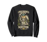 Bali Traveling Balinese Wifi Survivor Sweatshirt