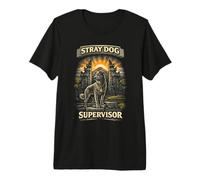 Bali Traveling Stray Dog Supervisor Premium T-Shirt