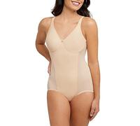 Bali Women’s Shapewear Firm Control Body Shaper with Built-in Minimizer Bra Fajas DF1009, Soft Taupe, 36DDD US