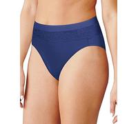 Bali Women's Beautifully Confident Light Leak & Period Protection Hi Cut, In the Navy, 9