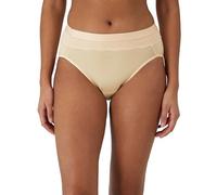 Bali Women's Beautifully Confident with Leak Protection Liner Hi-Cut, Soft Taupe, 6
