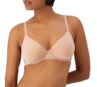 Bali Women's Breathe Modal T-Shirt Bra, Breathable Lightweight Underwire Bra, Convertible Straps, Almond, 36C