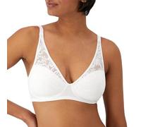 Bali Women's Breathe Modal T-Shirt Bra, Breathable Wireless Bra, Full-Coverage Convertible Bra, White, XL
