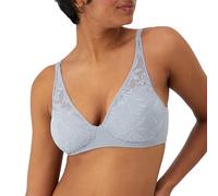Bali Women's Breathe Modal T-Shirt, Breathable Wireless, Full-Coverage Convertible Bra, Silver Satin, L