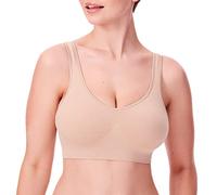 Bali Women's Comfort Revolution Df3488 Bügelloser, ComfortFlex Fit Full Coverage Bh Bra, Nude Heather, XL