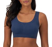 Bali Women's Comfort Revolution Easylite Wireless, Pullover Wirefree T-Shirt Bra Full Coverage, Navy/Navy, XL