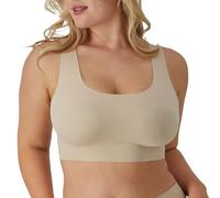 Bali Women's Comfort Revolution Easylite Wireless, Pullover Wirefree T-Shirt Bra Full Coverage, Opaque, Nude, M
