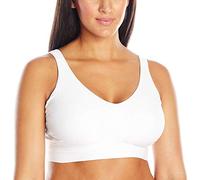 Bali Women's Comfort Revolution Full-Coverage Wireless Bra, Foam Wirefree T-Shirt Bra, DF3488, White, XL