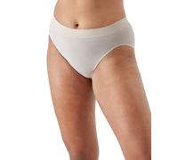 Bali Women's Comfort Revolution Modern Seamless Hi-Cut Underwear, No-Show Stretch Panties, Sandshell, 7