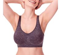 Bali Women's Comfort Revolution Shaping Non-Wired Bra Full Coverage, Opaque, Gravel Grey Heather, XS