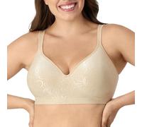 Bali Women's Comfort Revolution Wire Free bras, Nude Swirl Pattern, 38DD UK