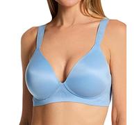 Bali Women's Comfort Revolution Wirefree, Soft Touch Ultimate Wireless Support Bra, Blue Sky Ahead, XXL