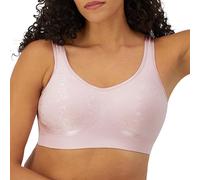 Bali Women's Comfort Revolution Wireless Bra, ComfortFlex Fit Full-Coverage Bra, DF3488, Hush Pink Swirl, XXL