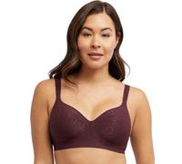 Bali Womens Comfort Revolution Wireless Bra, Full-Coverage Wirefree Bra, Cool Comfort Fabric, Nightfire Red Swirl, 38B