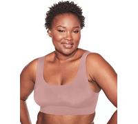 Bali Women's Comfort Revolution Wireless T-shirt Bra, Full-coverage Pullover Bra, Df3491, Misted Rose, XL