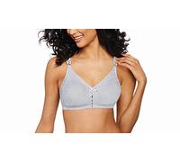 Bali Women's Double Support Cotton Stretch Wire-Free Bra, Heather Grey, 38DD