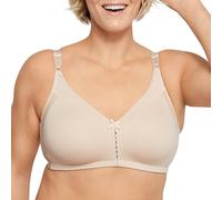 Bali Women's Double Support Cotton Stretch Wire-Free Bra, Soft Taupe, 38DD