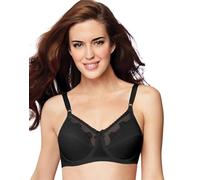 Bali Women's Flower Underwire Bra, Midnight, 38DD