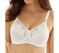 Bali Women's Flower Underwire Bra, White, 40DDD