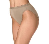 Bali Womens Full-Cut-Fit Hi-Cut Panty, 10, Taupe