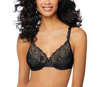 Bali Women's Lace Desire Non-Foam Underwire Bra Df6543, Opaque, Black, 40B