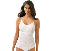 Bali Women's Lace 'N Smooth Fajas Shapewear Cami DF8L12, White, Large