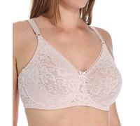 Bali Women's Lace 'N Smooth Stretch Lace Underwire Bra - - 34DD Rose