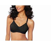 Bali Women's Lace 'N Smooth Stretch Lace Underwire Bra - - 36DD Black