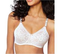 Bali Women's Lace 'N Smooth Stretch Lace Underwire Bra - - 38DD White