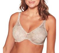 Bali Women's Minimizer, Passion for Comfort Full-Coverage Underwire Bra, Seamless Cups, Opaque, Leaf Print, 38D