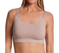 Bali Women's Modern Seamless, Pullover Wireless Bralette with Adjustable Straps Bra, Opaque, Evening Blush, S