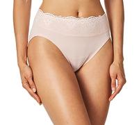 Bali Women's Passion for Comfort Hi-Cut Panty Briefs, Sheer Pale Pink, Large