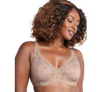 Bali Women's Passion for Comfort Lace Underwire Bra, Multiway Convertible Bra, Soft Lace Bra, Evening Blush, 36D