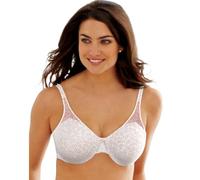 Bali Women's Passion for Comfort Minimizer Bra, Pink Leaf Print, 36DD