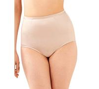 Bali Women's Shapewear Tummy Panel Brief Firm Control 2-Pack - Nude -