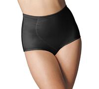 Bali Women's Tummy Panel Firm Control Shapewear Brief DFX710 2-Pack, Black/Black, XL
