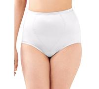 Bali Women's Tummy Panel Firm Control Shapewear Brief DFX710 2-Pack - white - Medium