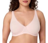 Bali Women's Underwire Bra, Cotton Collection 2-ply, Moisture-Wicking, Full Coverage, Convertible Straps, Light Buff, 42DD