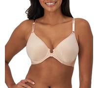 Bali Women's Underwire Shaping, Comfort Revolution T-Shirt, Front-Close Bra Full Coverage, Opaque, Sandshell, 42B