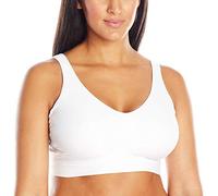 Bali Women's Wireless Bra, Comfort Revolution Full-Coverage Wirefree Bra for Women, White, L