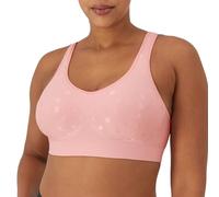Bali Women's Wireless, Comfort Revolution Full-Coverage Wirefree Bra, Opaque, Gentle Peach Dot, M
