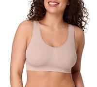 Bali Women's Wireless, One U Seamless No-Bulge Smoothing Bra, Pullover Bralette, Evening Blush, S