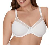 Bali womens3439One Smooth U Ultra Light Illusion Neckline Underwire Bra Bra - White - 34D