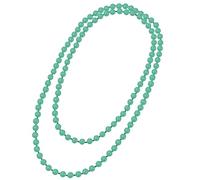 BALIBALI 108 Mala Beaded Long Necklace Hand Knotted for Women, 8 mm, Green