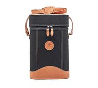 balibetov Insulated Carry Tote Matera Bag for Yerba Mate Gourd and Thermo I Modern Practical Bag for Men, Women at Work, Outdoor, Travel, Picnic - Matera para Mate (Black Jean)