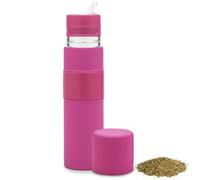 BALIBETOV - New - Stainless Steel Automate - Thermal bottle, Mate Cup and Bombilla All In One - No Need to Refill Every Time You Want to Drink (Fuchsia)