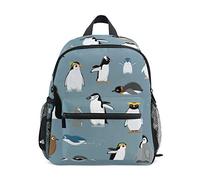BALII Cartoon Penguins Toddler Backpack Book Bag School Rucksack for Girl Boy Children