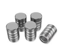 BALIJUN Car Valve Caps for Mercedes-Benz EQE 2022-2024, Alloy Car Tyre Valve Dust Caps Car Tyre Valve Caps with Seal Ring Tire Valve Stem Caps Car Accessories,F