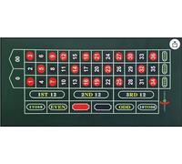 BALIKEN Tabletop Casino Felt 36"x72" for Craps Casino Table Top Felt Layout Mat (Green(LUNPAN))