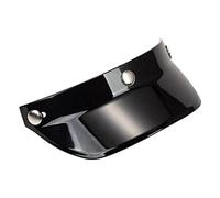 balikha Motorcycle Peak with 3 Snap Scratch Resistant for 3/4 Helmets - Black